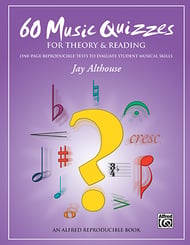 60 Music Quizzes for Theory & Reading Reproducible Book